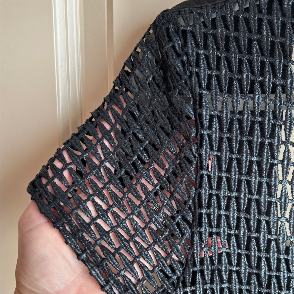 Banana Republic Black Midi Dress with Textured Sleeves
#0029 - Picture 4 of 5